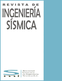 Revista de Ingeniería Sísmica, editada por la Sociedad Mexicana de Ingeniería Sísmica, AC