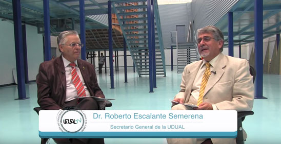 Entrevista del Dr. Roberto Escalante, secretario general de la UDUAL, con el Ing. Alfonso Ramírez Lavín, director general de la Alianza FiiDEM.